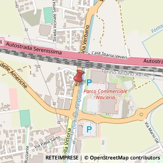 Mappa Corso della Vittoria,  16, 28100 Novara, Novara (Piemonte)