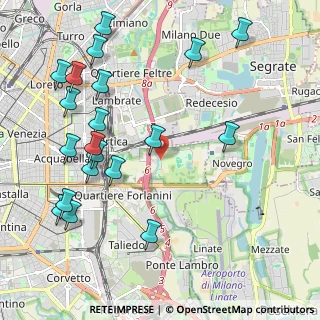 Mappa Via Privata Taverna, 20134 Milano MI, Italia (2.5025)