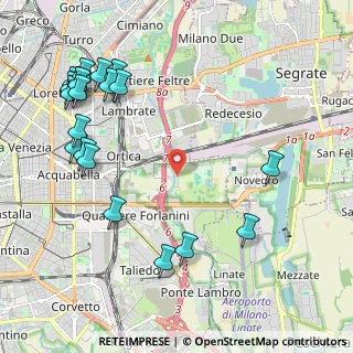 Mappa Via Privata Taverna, 20134 Milano MI, Italia (2.6635)