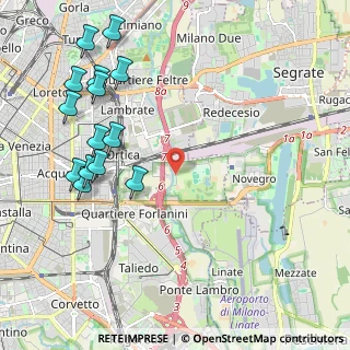 Mappa Via Privata Taverna, 20134 Milano MI, Italia (2.53286)
