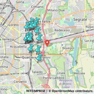 Mappa Via Privata Taverna, 20134 Milano MI, Italia (1.85824)