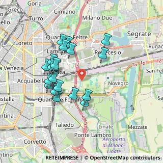 Mappa Via Privata Taverna, 20134 Milano MI, Italia (1.6855)