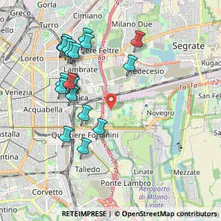 Mappa Via Privata Taverna, 20134 Milano MI, Italia (2.1505)