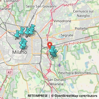 Mappa Via Privata Taverna, 20134 Milano MI, Italia (3.95636)