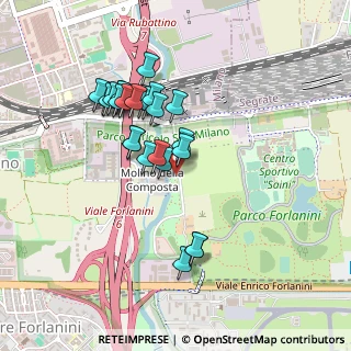 Mappa Via Privata Taverna, 20134 Milano MI, Italia (0.38846)