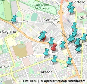 Mappa Via Paolo Rembrandt, 20147 Milano MI, Italia (1.1645)