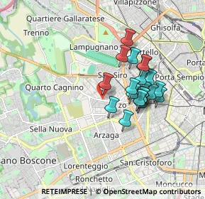 Mappa Via Paolo Rembrandt, 20147 Milano MI, Italia (1.4165)