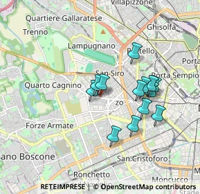 Mappa Via Paolo Rembrandt, 20147 Milano MI, Italia (1.48538)