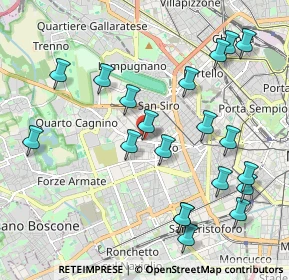Mappa Via Paolo Rembrandt, 20147 Milano MI, Italia (2.242)