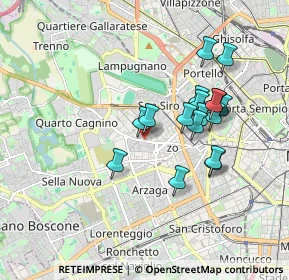 Mappa Via Paolo Rembrandt, 20147 Milano MI, Italia (1.57556)