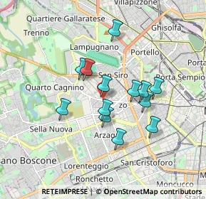 Mappa Via Paolo Rembrandt, 20147 Milano MI, Italia (1.41077)