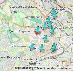 Mappa Via Paolo Rembrandt, 20147 Milano MI, Italia (1.695)