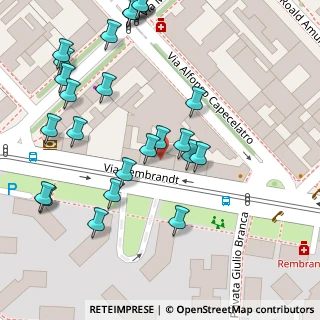 Mappa Via Paolo Rembrandt, 20147 Milano MI, Italia (0.07586)