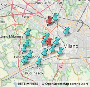 Mappa Via Paolo Rembrandt, 20147 Milano MI, Italia (3.06)