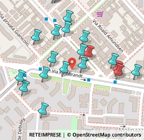 Mappa Via Paolo Rembrandt, 20147 Milano MI, Italia (0.132)