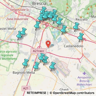 Mappa Via Arturo Toscanini, 25010 Borgosatollo BS, Italia (4.6925)