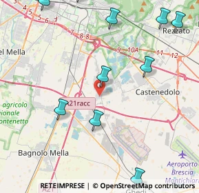 Mappa Via Arturo Toscanini, 25010 Borgosatollo BS, Italia (6.6785)