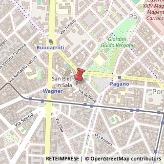 Mappa Via Belfiore, 16, 20145 Milano, Milano (Lombardia)