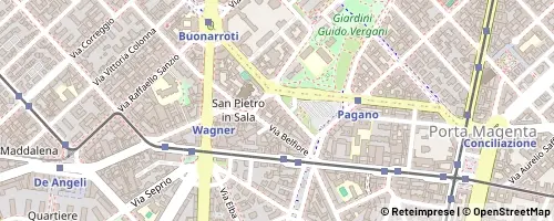 Mappa Milan