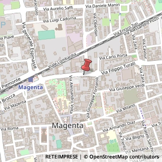 Mappa Via Brenno Cavallari, 32, 20013 Magenta, Milano (Lombardia)