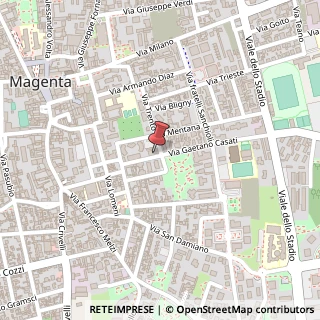 Mappa Via G. Casati, 17, 20013 Magenta, Milano (Lombardia)