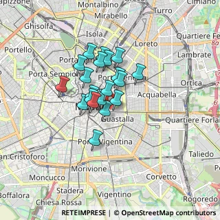 Mappa Via Colonnetta, 20122 Milano MI, Italia (1.173)