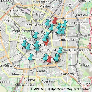 Mappa Via Colonnetta, 20122 Milano MI, Italia (1.545)