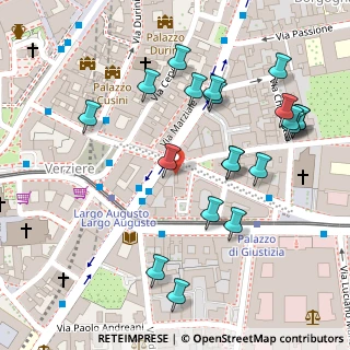 Mappa Via Colonnetta, 20122 Milano MI, Italia (0.1395)