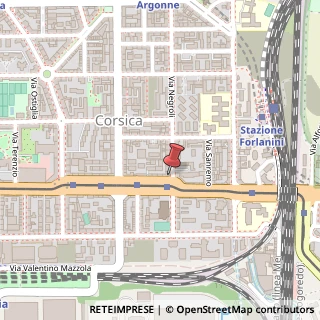 Mappa Viale Corsica, 1, 20133 Milano, Milano (Lombardia)