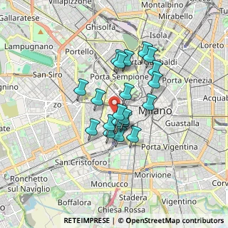 Mappa Italia, 20123 Milano MI, Italia (1.2505)