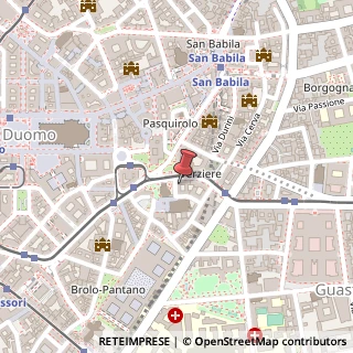 Mappa Via Carlo Giuseppe Merlo, 3, 20122 Milano, Milano (Lombardia)
