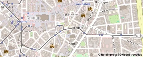 Mappa Milan