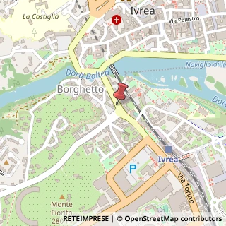 Mappa Corso Costantino Nigra, 36, 10015 Ivrea, Torino (Piemonte)