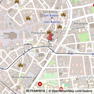 Mappa Largo Augusto, 3, 20122 Milano, Milano (Lombardia)