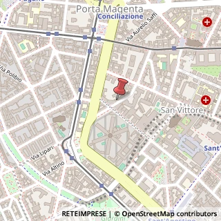 Mappa Via Matteo Bandello, 18, 20123 Milano, Milano (Lombardia)