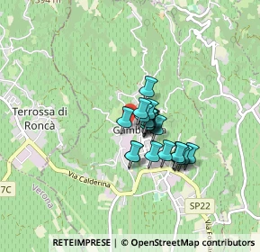 Mappa Via Martiri della Libertà, 36053 Gambellara VI, Italia (0.523)