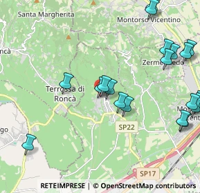 Mappa Via Martiri della Libertà, 36053 Gambellara VI, Italia (2.5875)