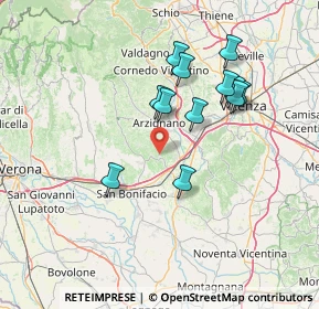 Mappa Via Martiri della Libertà, 36053 Gambellara VI, Italia (12.95583)
