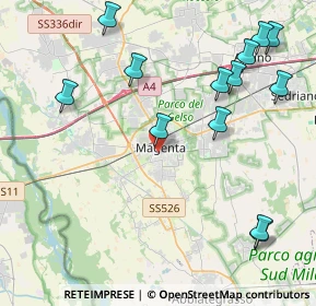 Mappa Via Pasubio, 20013 Magenta MI, Italia (5.03154)