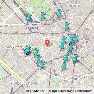 Mappa 20123 Milano MI, Italia (0.55)