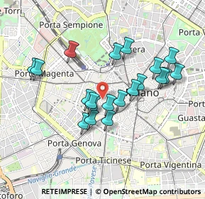 Mappa 20123 Milano MI, Italia (0.8115)