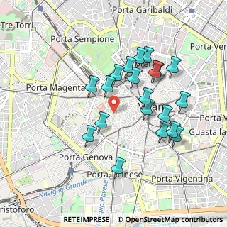 Mappa 20123 Milano MI, Italia (0.8525)