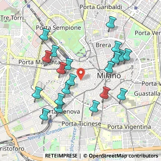 Mappa 20123 Milano MI, Italia (1.004)