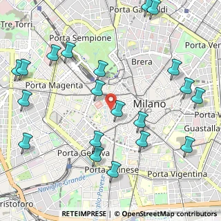 Mappa 20123 Milano MI, Italia (1.319)