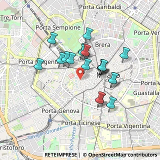 Mappa 20123 Milano MI, Italia (0.741)