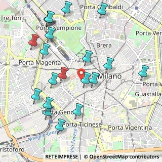Mappa 20123 Milano MI, Italia (1.197)
