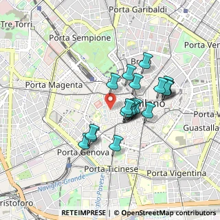 Mappa Via Cappuccio, 20123 Milano MI, Italia (0.7075)