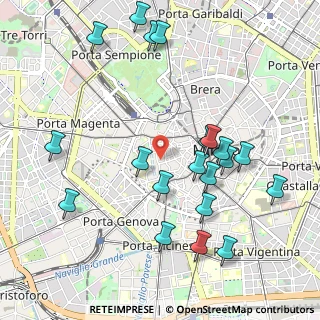 Mappa 20123 Milano MI, Italia (1.124)