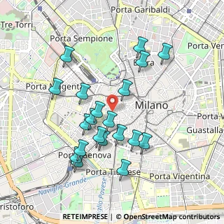 Mappa 20123 Milano MI, Italia (0.9005)