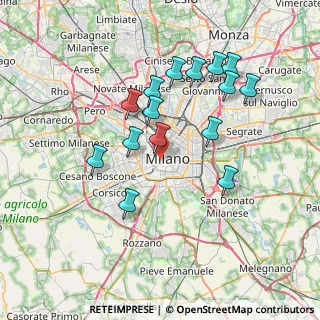 Mappa 20123 Milano MI, Italia (6.90667)